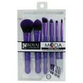 thumbnail image 5 of Moda Brush Total Face Black 7pc Travel Sized Makeup Brush Flip Kit, 5 of 7