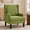 Green, variant on Bezseller Wingback Armchair with High Back, Upholstered Accent Chair for Living Room,Bedroom,Office,Blue Floral