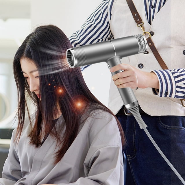 mtvxesu Hair Dryer, Lightweight Travel Hair Dryer For Normal And Curly Hair, Including Curly Hair Styling Nozzle Hair Dryer Smart Inverter High Power Sale