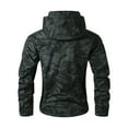 thumbnail image 5 of Camo Jackets for Men Zip Up Windproof Military Combat Oversized Outerwear Outdoor Multi Pockets Thick Warm Winter Camouflage Coat Size-2XL, 5 of 9