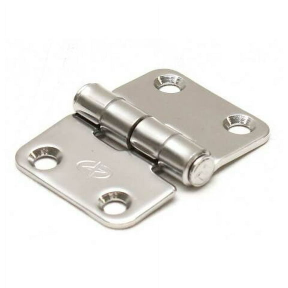 Gemlux Boat Butt Hinge 1676 | Polished 12 Gauge Stainless Steel