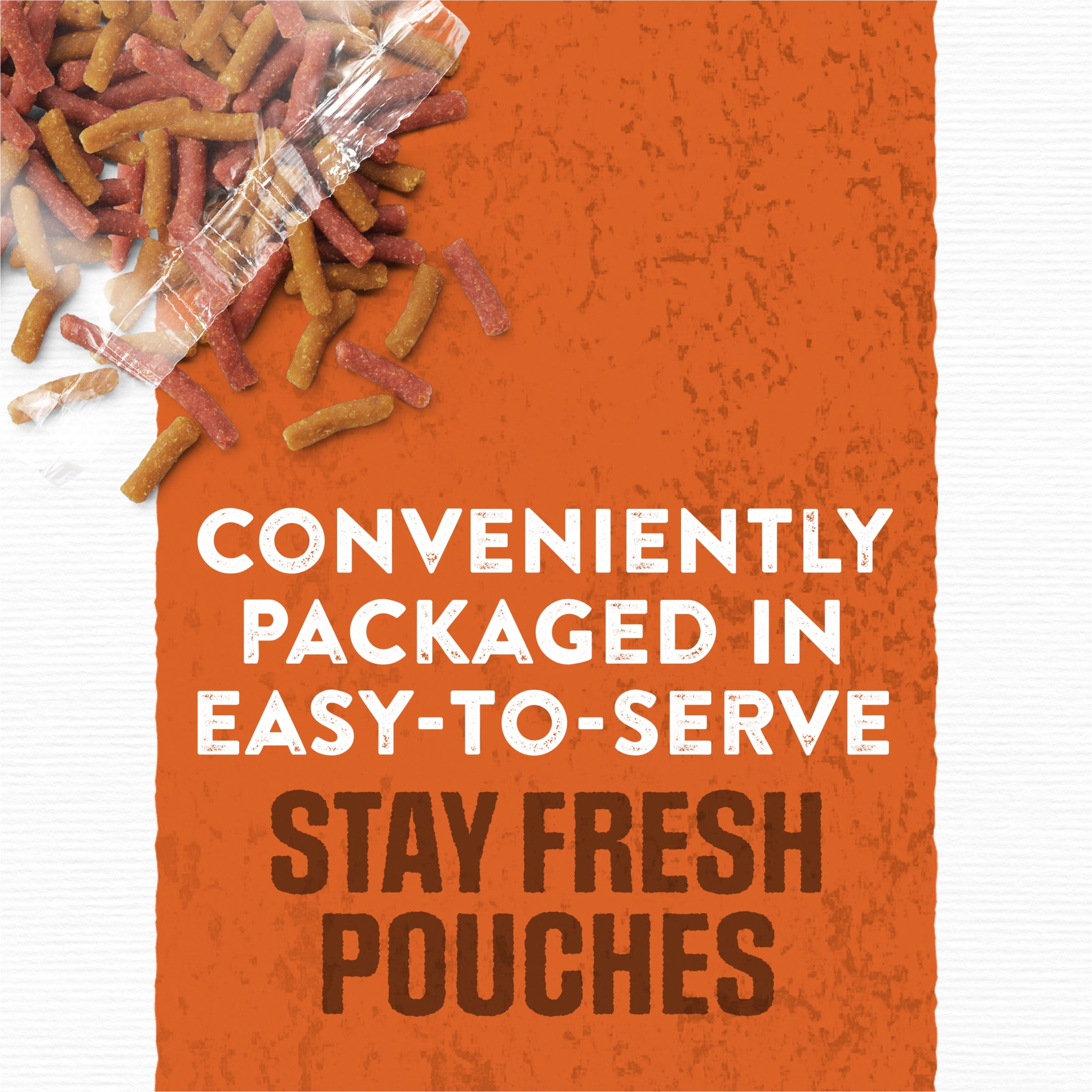 Purina Moist and Meaty Burger With Cheddar Cheese Flavor Dry Soft Dog Food Pouches, 216 oz.
