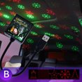 thumbnail image 2 of EUDIDV Xmas Decorative Lights Christmas Snowflake Pattern Port USB Indoor In Car Use Lasers Projector Light Festive String Lights, 2 of 6