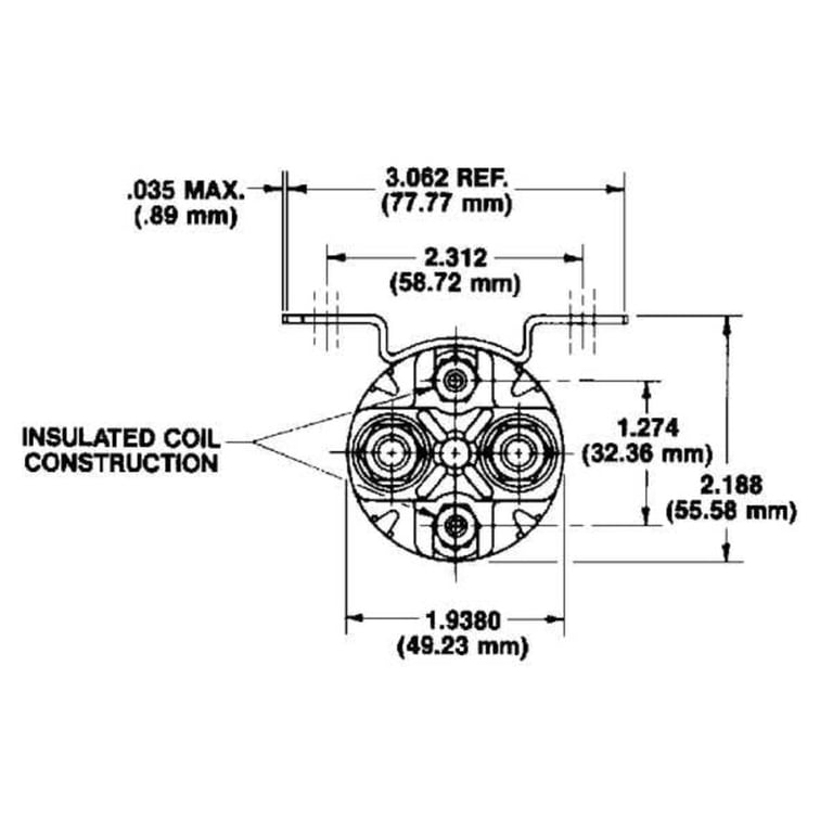 White-Rodgers DC Power Solenoid,36V,Amps 100 124 117111S1