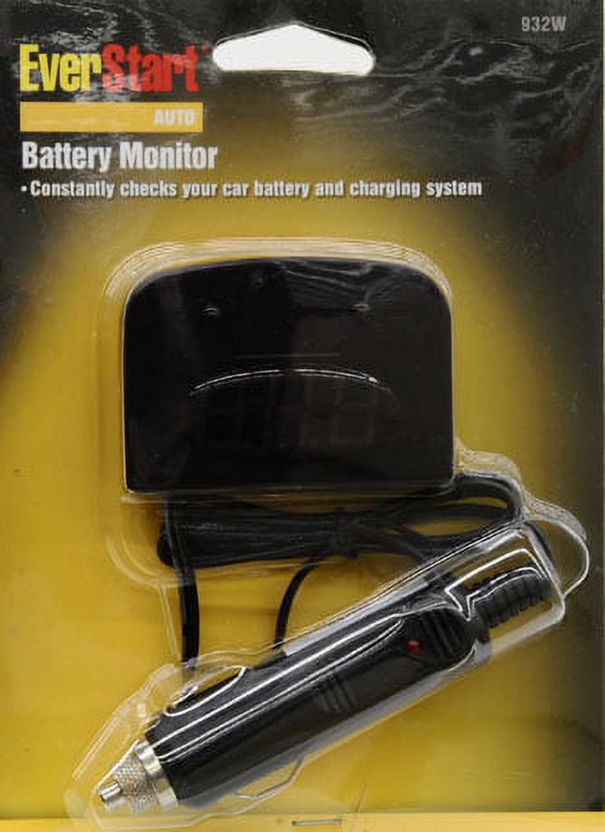 Everstart 932W Digital Battery Monitor with 12-Volt Adapter - image 2 of 2