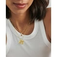 thumbnail image 2 of Gold Bubble Letter Necklace For Women Dainty 14K Gold Plated Balloon Initial Necklaces For Women Trendy Cute Chunky Charm Monogram Pendant Name Necklace Fashion Jewelry Gifts For Teens[o3054], 2 of 2