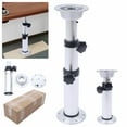 thumbnail image 3 of Pedestal Table Base 3-Section Adjustable Table Leg Table Stand for RV Boat Yacht, 3 of 12
