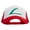 White Red, variant on Ash Ketchum League Expo Big Size Embroidered Big Foam Mesh Truck Cap - Kelly XL-3XL