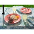 thumbnail image 4 of DII 60x120" Fabric Paisley Print Tablecloth with Zipper in Watercolor Blue, 4 of 7