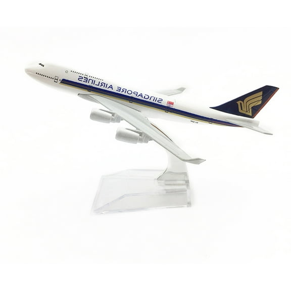 Display Model Toy 1/400 Exquisite 747 Airplane Model Retro Elegant Decoration for Collectors and Enthusiasts