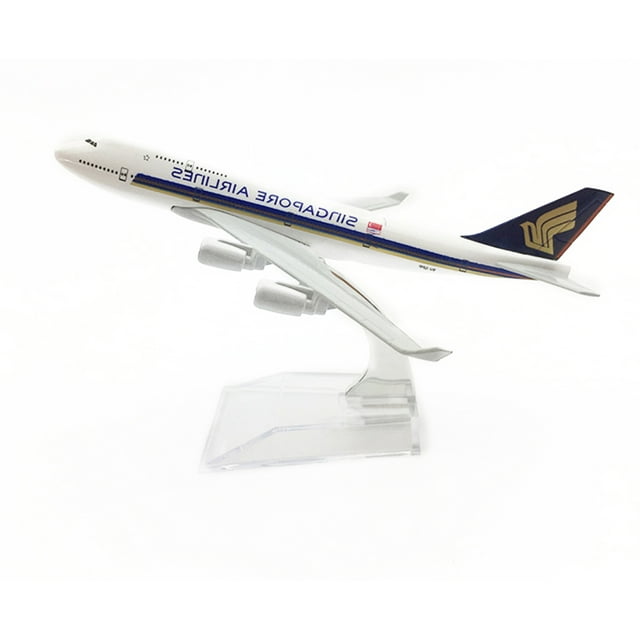 Modèle d'Avion Premium 747 Rétro et Élégant pour les Amateurs de Collection Aviation, Présentoir, 1/400