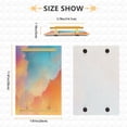 thumbnail image 3 of Bath Accessories Sets Single Print Decorative Tray With Handle For Home Bathroom Bedroom Orange and Blue Gradient, 3 of 7