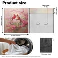 thumbnail image 7 of Xoenoiee Cardinal Cherry Blossom Print Waterproof Towel Back Seat Cover for Car Truck Van SUV, Durable Rear Bench Seat Cover for Kids Dogs, Seat Back Protector, Easy to Install, 7 of 7