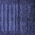 thumbnail image 1 of Ahgly Company Indoor Square Abstract Blue Modern Area Rugs, 4' Square, 1 of 4