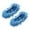 สีน้ำเงิน, variant on Washable Mop Slippers Microfiber 2x Lazy Foot Socks Cleaner Foot Shoes Cover for kitchen and office Bathroom Floor Dusting Women Men , Pink สีแดง