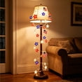 thumbnail image 5 of 4th of July Decorations - Red White and Blue String Lights,59 Inch Patriotic Star& American flag Decoration Lights String for Home Hanging,Wall Decor,Independence Day Atmosphere Layout, 5 of 7
