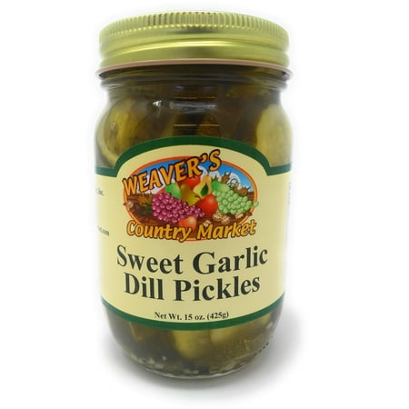 Weaver's Country Market Sweet Garlic Dill Pickles