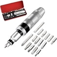 thumbnail image 1 of 16 Piece Impact Driver Kit, 1/2" Manual Impact Driver with 15 Piece Bits (Flat, Phillips, Hex), for Turning Stuck Fasteners, Rusty Fasteners, 1 of 4