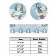 thumbnail image 6 of Xipuska Christmas Blue Bed Runners for King Size Bed, Decorative Bed Throws for Foot of Bed, Xmas Snowman Pine Branch Cardinal Bird Snowflake Bed Runner Sofa Throw Bedding Scarf Slipcover for Bedroom, 6 of 6