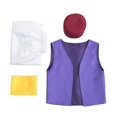 thumbnail image 1 of Halloween Adult Fantasy Mythical Prince Aladdin One Thousand And One Nights Anime Cosplay Full Costume, Party Men's Cos, 1 of 4