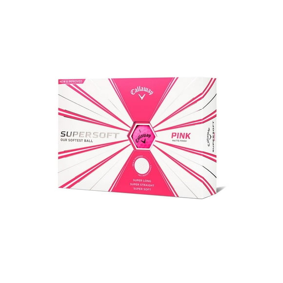 Callaway Supersoft 2019 Pink Golf Balls