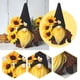 thumbnail image 3 of Decoración Gnomo de girasoles de peluche, adornos de muñeca Tomte enano elfo sin rostro (negro) Tmvgtek Original, 3 of 9