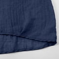 thumbnail image 5 of Breathable Linen Tops for Women Beach Vacation Flowy Summer Outfit, 5 of 6