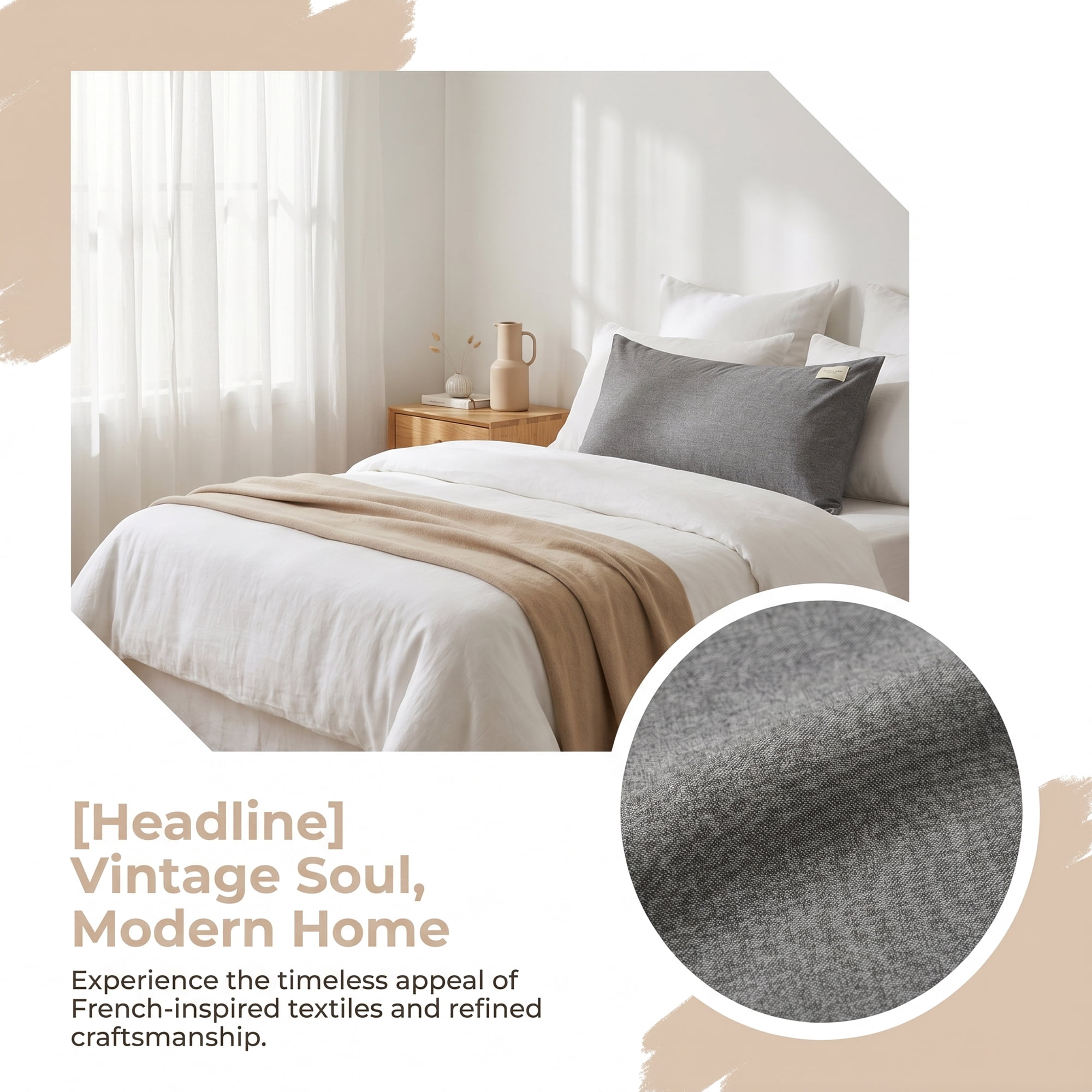 Unique Bargains 2Pcs Cotton Wrinkle Resistant Durable Pillowcase Queen Gray C