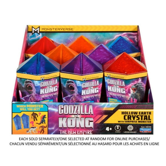 Godzilla x Kong - Minifigure Hollow Earth Crystal with Surprise Monster, Mystery Blind