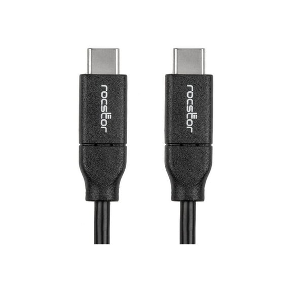 Rocstor Premium USB-C Charging Cable 3m 10ft Up to 100W PD M/M Black Y10C289B1