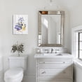 thumbnail image 5 of Farmhouse Bathroom Wall Decor 12x16 inch Unframed Rustic Poster of Dragonfly, Flower, and Bottles - Ideal for Toilet Decor, 5 of 7