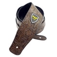 thumbnail image 2 of ZLight Sangle Durable en Cuir PU pour Guitare Basse Brun, 2 of 6