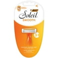thumbnail image 2 of BIC Soleil Smooth Women's Disposable Razors, 3 Blades With Moisture Strip For a Silky Smooth Shave, 4-Count, 2 of 3