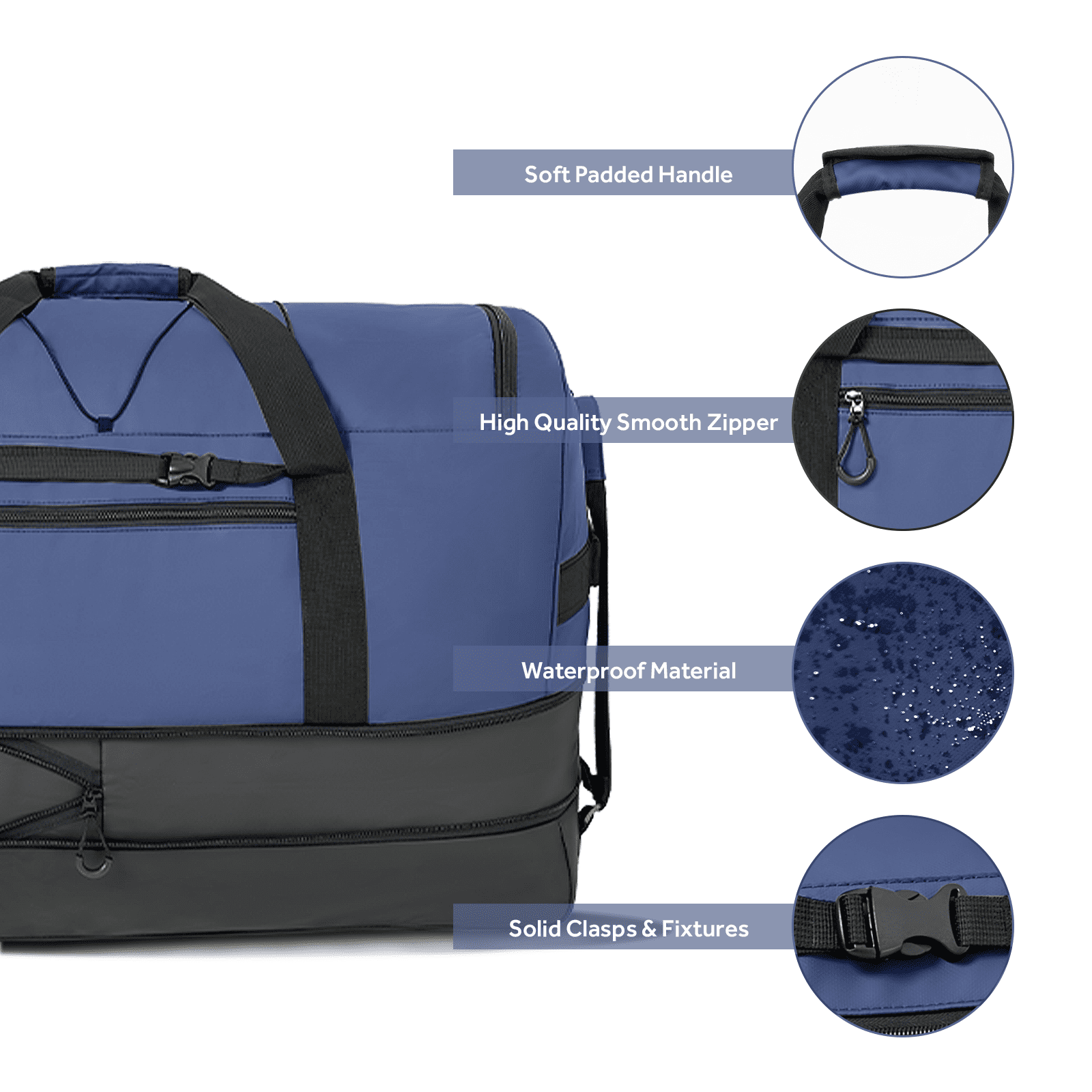 Fegat Foldable Rolling Duffel Bag,30'' Travel Duffel Bag Expandable 100L-120L Heavy Loads Design,Large Waterproof Wheeled Bag for Travel with Straps & Lock