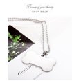 thumbnail image 4 of 4Pcs Stainless Steel Personalized Name Date ICE Custom Dog Tag Bone Necklace Pet ID Tags Pendant for Dog Cat Pets Lover Jewelry,Silver,Gold,Black,Blue Free Engraving Customized, 4 of 5