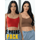 thumbnail image 5 of Set De 2 Top De Mujer Unitalla Deportivo O Casual Stretch, 5 of 9