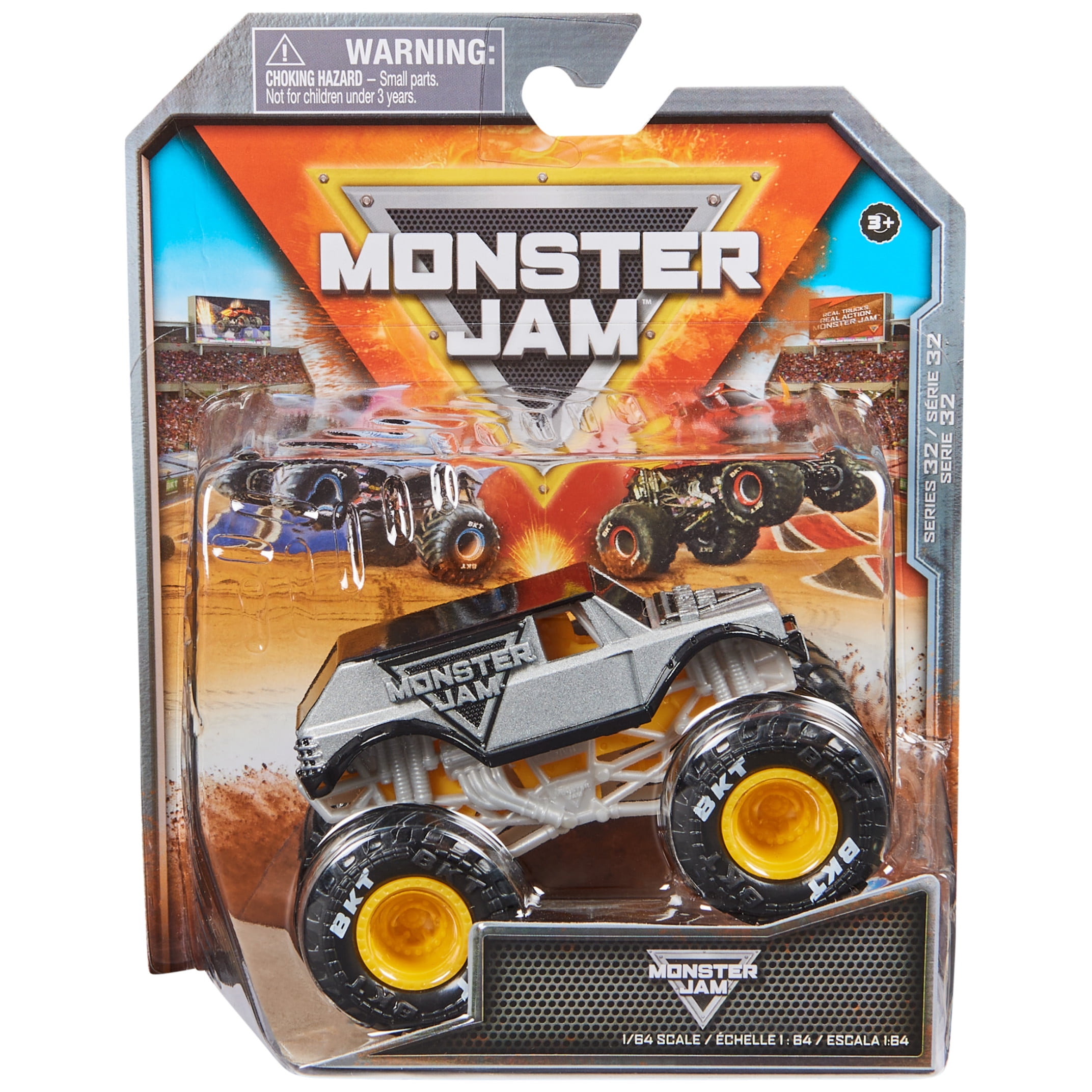 Monster Jam Official Velociraptor Monster Truck, 1:64 Scale