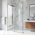 thumbnail image 2 of VIGO Elan E-Class 34 in. L x 46 in. W x 76 in. H Frameless Sliding Rectangle Shower Enclosure in Chrome with Clear Glass, 2 of 12