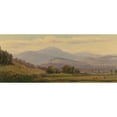 thumbnail image 3 of American School 14x8 Black Modern Framed Museum Art Print Titled - Mt. Washington (19th Century), 3 of 5