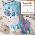 thumbnail image 3 of Bucilla Santa's Sea Life 18 in Felt Applique Stocking Kit, 3 of 4