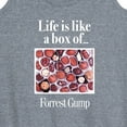 thumbnail image 3 of Forrest Gump - Life Is Like A Box Of Chocolates - Women's Racerback Tank Top, 3 of 5
