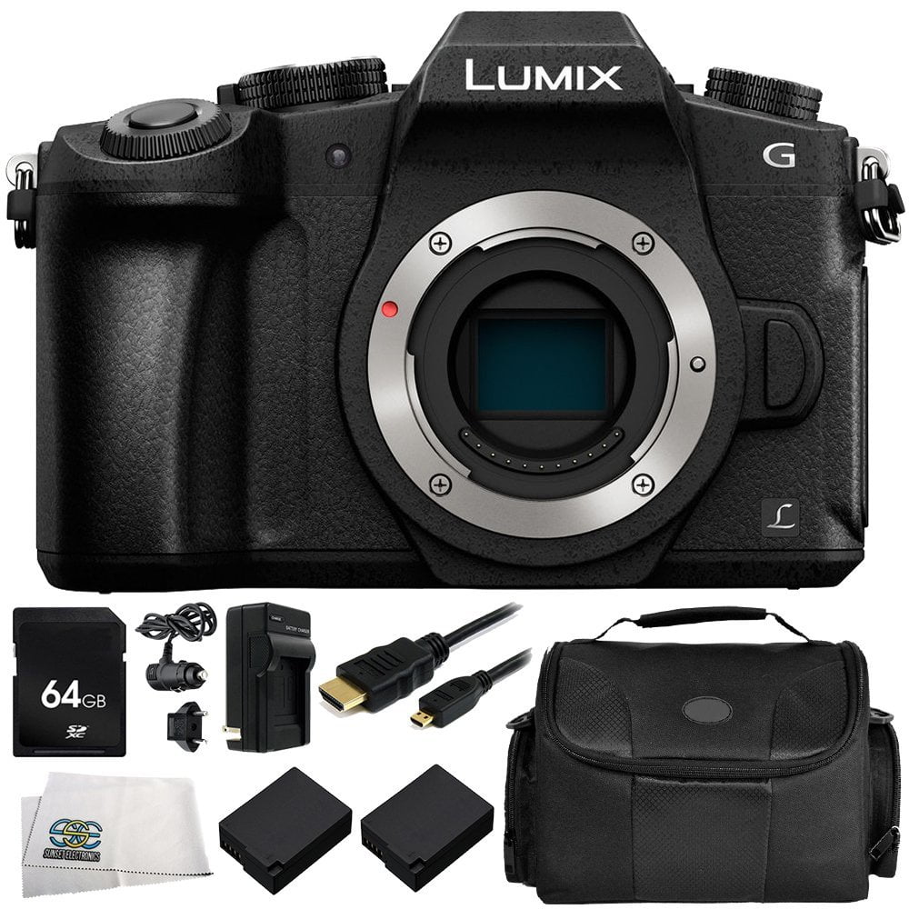 Panasonic Lumix DMCG85 Digital Camera (Body Only) 8PC Kit Includes
