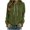 *Army Green, variant on Binmer Women's Drawstring Hooded Sweatshirt, Casual Loose Long Sleeve Pullover Hoodie with Pocket ,L