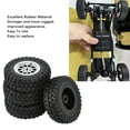 thumbnail image 3 of RC Truck Wheel Tires, Rubber Tires, Designed for MN82 and LC79 RC Cars. Stylish and Slick, Enhance Your Racing Experience with Ease of Use for Installation and Replacement, 3 of 7