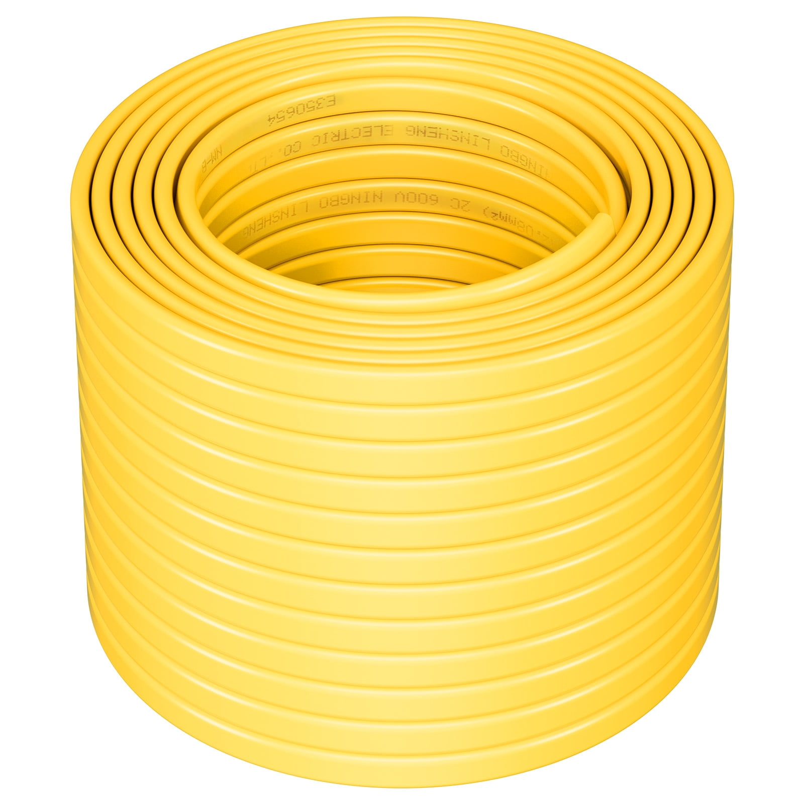 VEVOR NM-B Wire, 14AWG/2C Non-Mettalic Residential Indoor Electrical Wire with Ground, PVC Sheathed High-Purity Copper Core Cable, for Outlets, Switches, Other Loads & Lighting Wiring Project