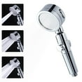 thumbnail image 2 of NOGIS Shower Head High Pressure, 360 Degree Rotating Handheld Shower Head, Adjustable Showerhead with ON/OFF Switch and 3 Spray Modes, Shower Sprayer, 2 of 7