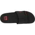 thumbnail image 5 of Reef Mens Fanning Slide Sandals 8 Black/Red, 5 of 8