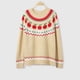 thumbnail image 5 of Suéter navideño nuevo para mujer 2024, suéter de punto informal para otoño e invierno, suéter de punto holgado con estampado superior, suéter suave de Navidad, 5 of 5