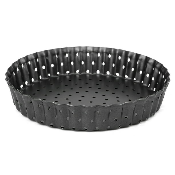 Molde para pizza de acero al carbono antiadherente grueso para el hogar, bandeja para hornear, utensilios de cocina (S (5 pulgadas))