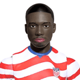 thumbnail image 6 of Banbo Toys SOCKERS 2026 USMNT Tim Weah Home Jersey 8" Collectible Soccer Action Figure, 6 of 12